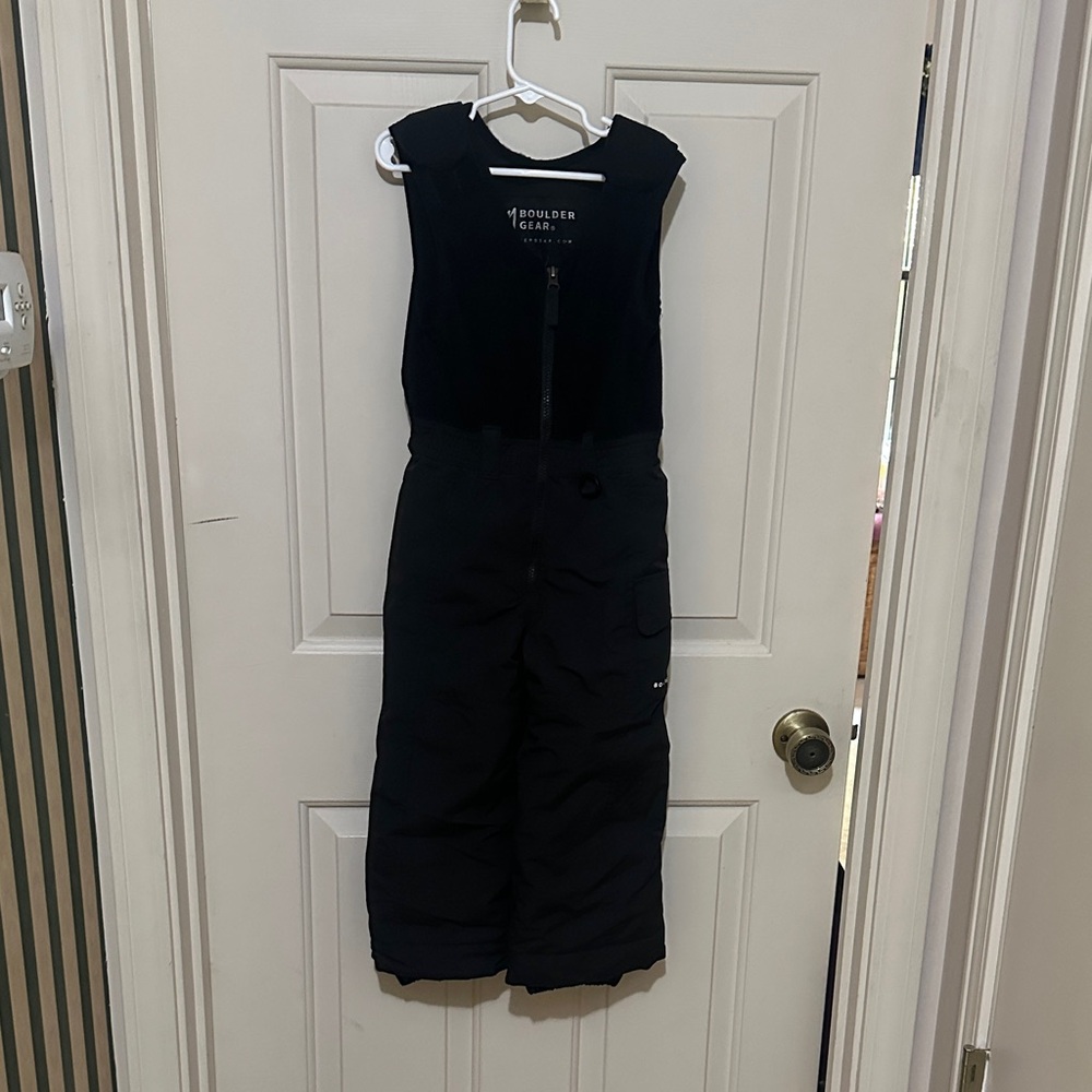 Boulder Gear Black Snow Bib Overalls